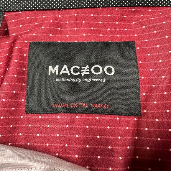 Maceoo Fibonacci PaisleyIntense Pink Polka Dot Dress Shirt Men's Size 2XL NWT - Picture 3 of 12